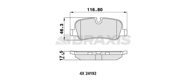DİSK BALATA BRAXIS AA0216