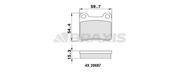 DİSK BALATA BRAXIS AA0218