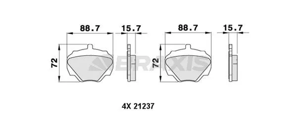 DİSK BALATA BRAXIS AA0228