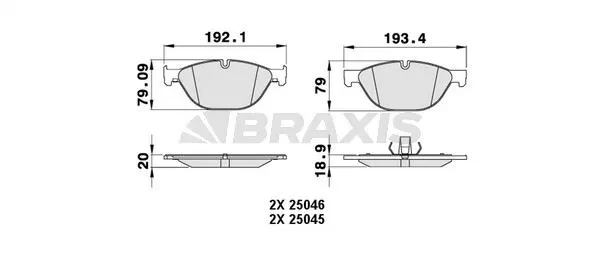 DİSK BALATA BRAXIS AA0240