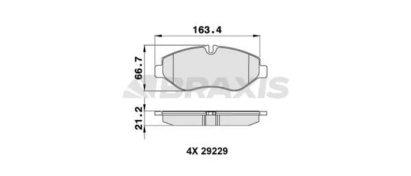 DİSK BALATA BRAXIS AA0244