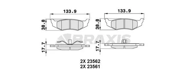 DİSK BALATA BRAXIS AA0255