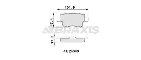 DİSK BALATA BRAXIS AA0256