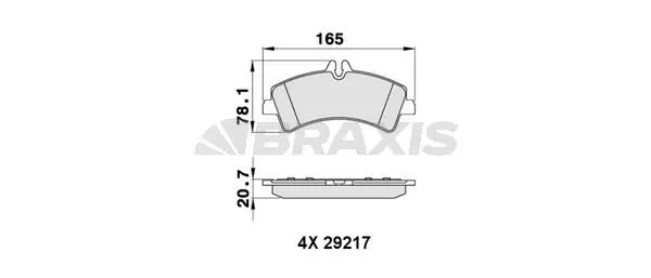 DİSK BALATA BRAXIS AA0257