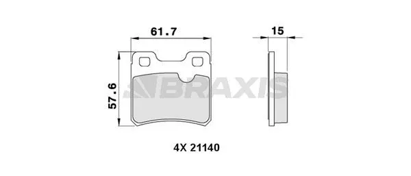 DİSK BALATA BRAXIS AA0267