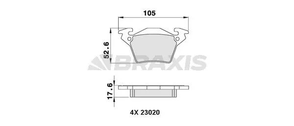DİSK BALATA BRAXIS AA0280
