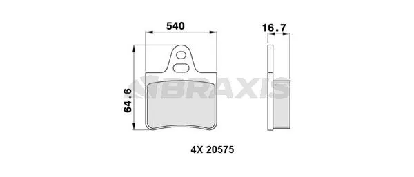 DİSK BALATA BRAXIS AA0284