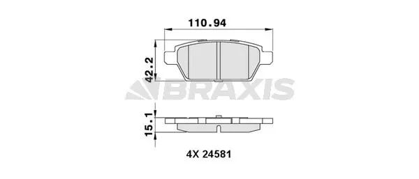 DİSK BALATA BRAXIS AA0289