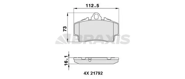 DİSK BALATA BRAXIS AA0295