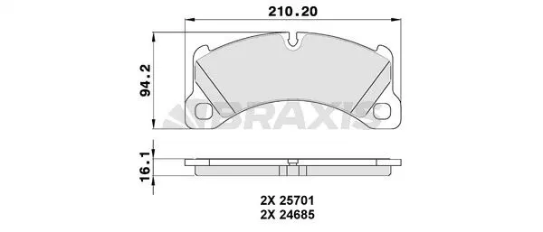 DİSK BALATA BRAXIS AA0307