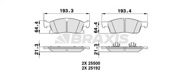 DİSK BALATA BRAXIS AA0308