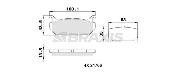 DİSK BALATA BRAXIS AA0335