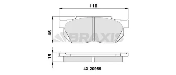 DİSK BALATA BRAXIS AA0349