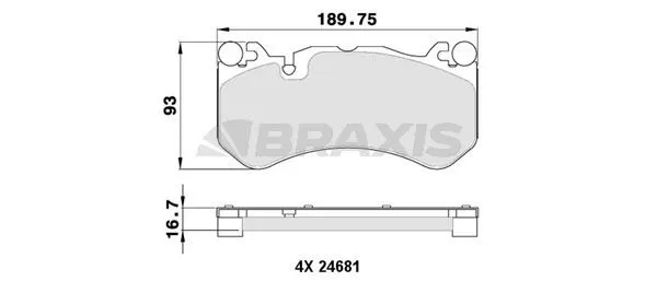 DİSK BALATA BRAXIS AA0356