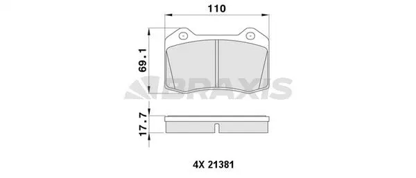 DİSK BALATA BRAXIS AA0380