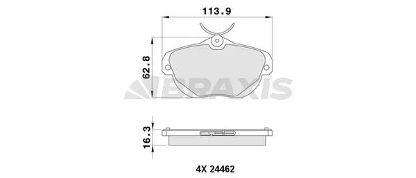 DİSK BALATA BRAXIS AA0406
