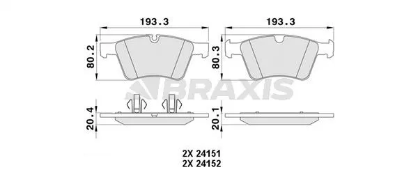DİSK BALATA BRAXIS AA0408