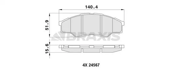DİSK BALATA BRAXIS AA0436