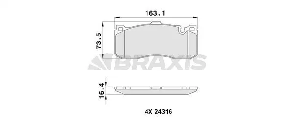 DİSK BALATA BRAXIS AA0437