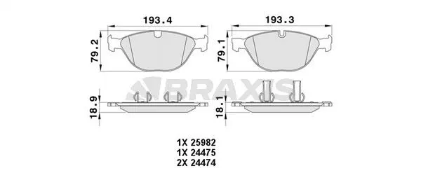 DİSK BALATA BRAXIS AA0442