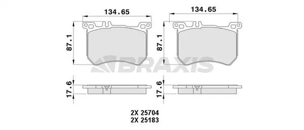 DİSK BALATA BRAXIS AA0452