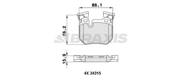 DİSK BALATA BRAXIS AA0486