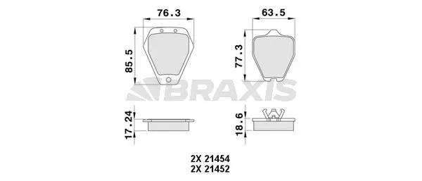 DİSK BALATA BRAXIS AA0492