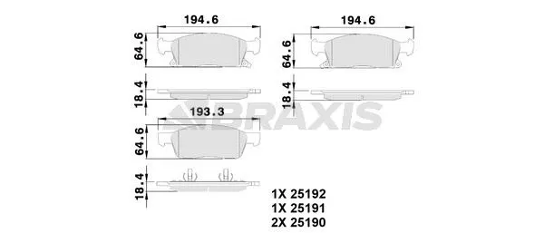 DİSK BALATA BRAXIS AA0513
