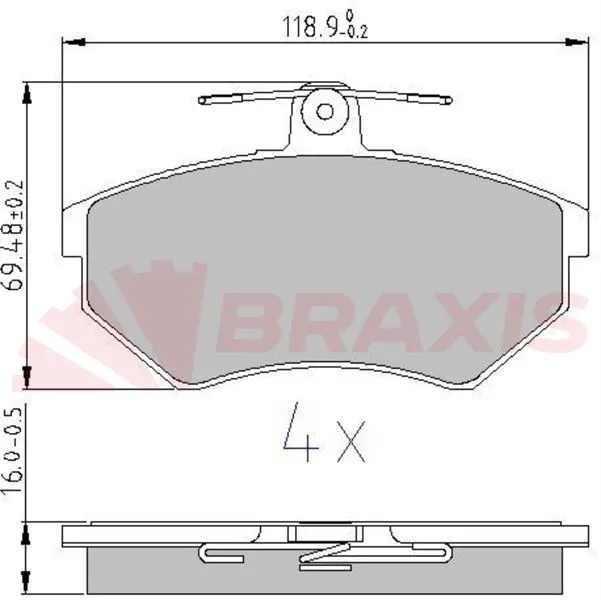 DİSK BALATA BRAXIS AA0607