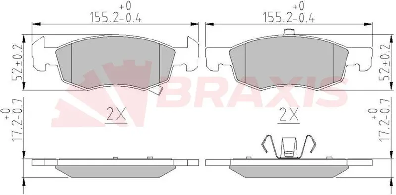 DİSK BALATA BRAXIS AA0612