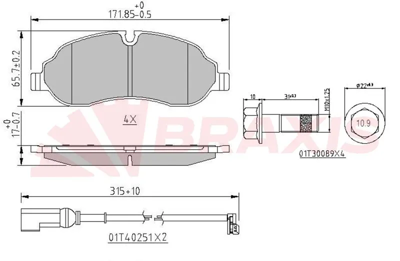 DİSK BALATA BRAXIS AA0619
