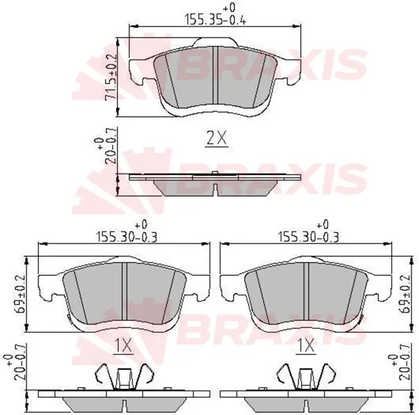 DİSK BALATA BRAXIS AA0637