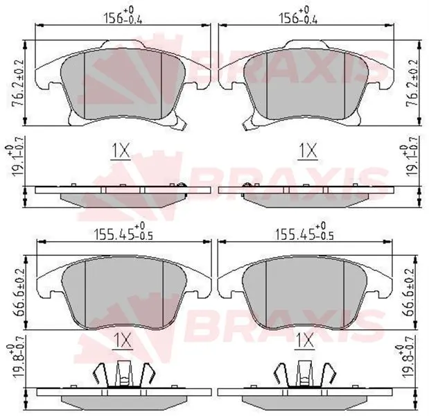 DİSK BALATA BRAXIS AA0646