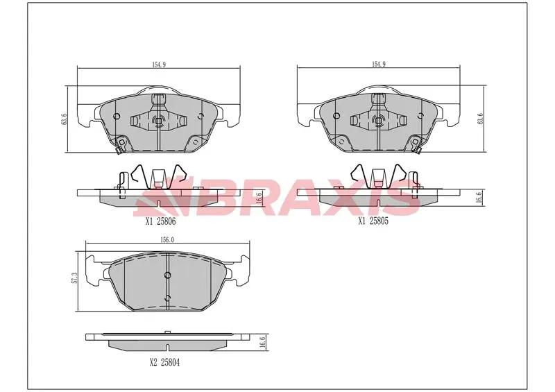 DİSK BALATA BRAXIS AA0656