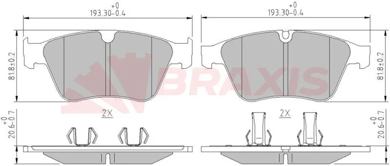 DİSK BALATA BRAXIS AA0660