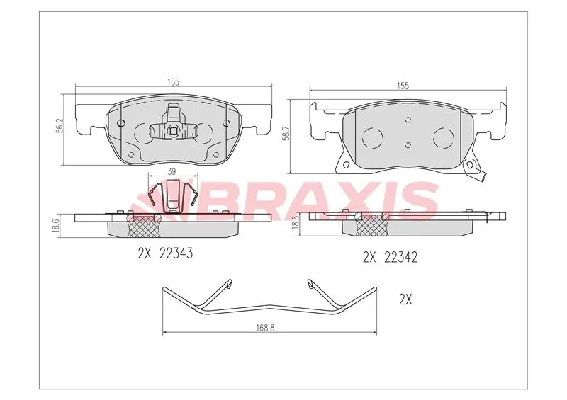 DİSK BALATA BRAXIS AA0673