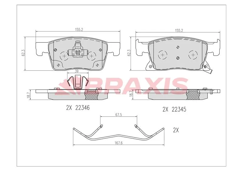 DİSK BALATA BRAXIS AA0674