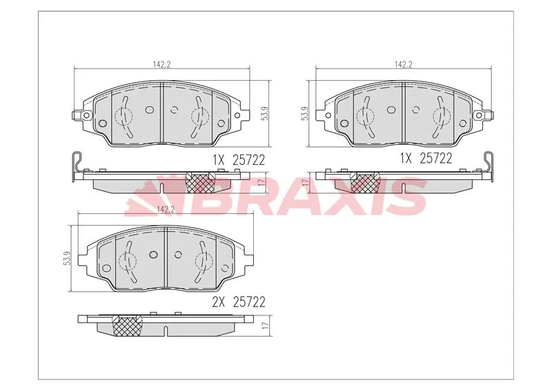 DİSK BALATA BRAXIS AA0680