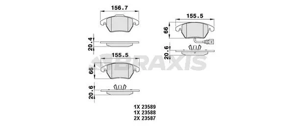 DİSK BALATA BRAXIS AB0004