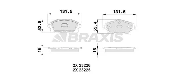 DİSK BALATA BRAXIS AB0007