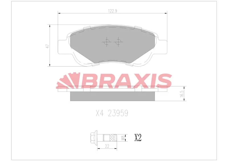 DİSK BALATA BRAXIS AB0010