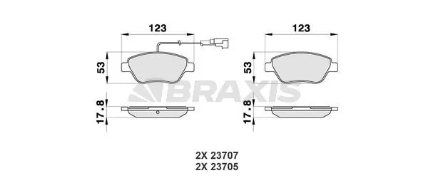 DİSK BALATA BRAXIS AB0012