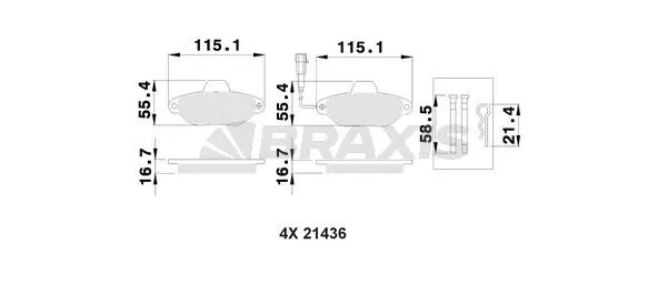 DİSK BALATA BRAXIS AB0028