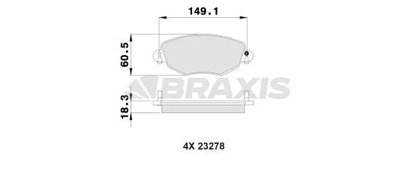 DİSK BALATA BRAXIS AB0029