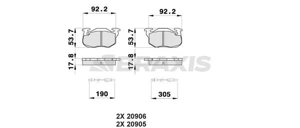 DİSK BALATA BRAXIS AB0035