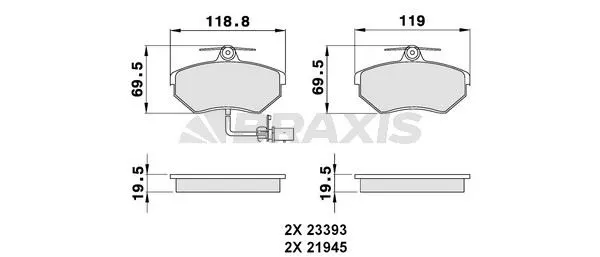 DİSK BALATA BRAXIS AB0038