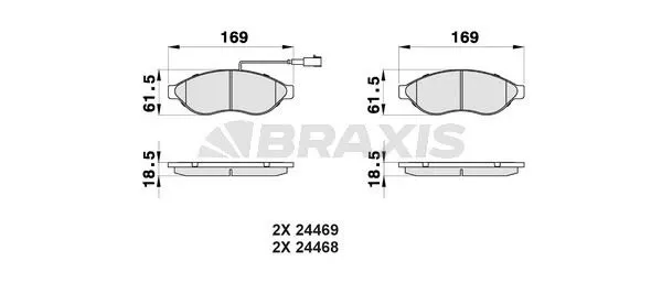 DİSK BALATA BRAXIS AB0042