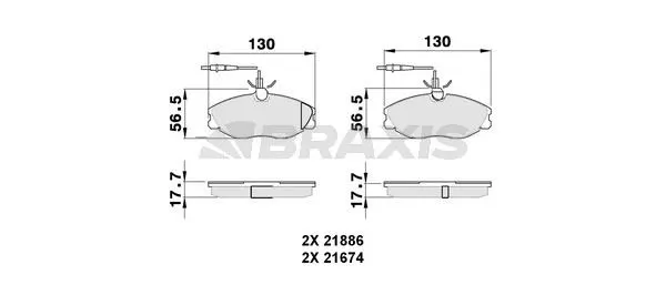 DİSK BALATA BRAXIS AB0048