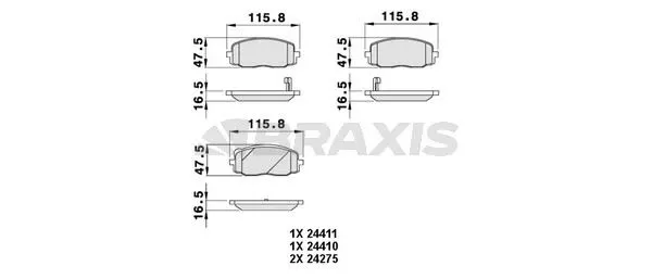 DİSK BALATA BRAXIS AB0052