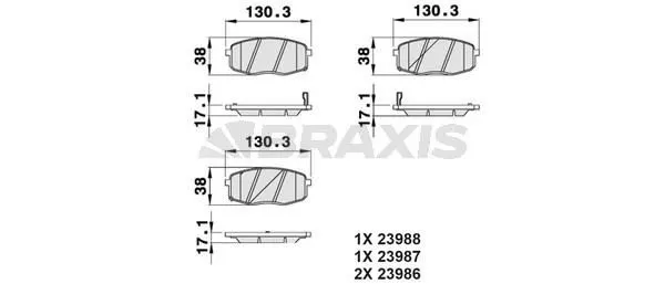 DİSK BALATA BRAXIS AB0053